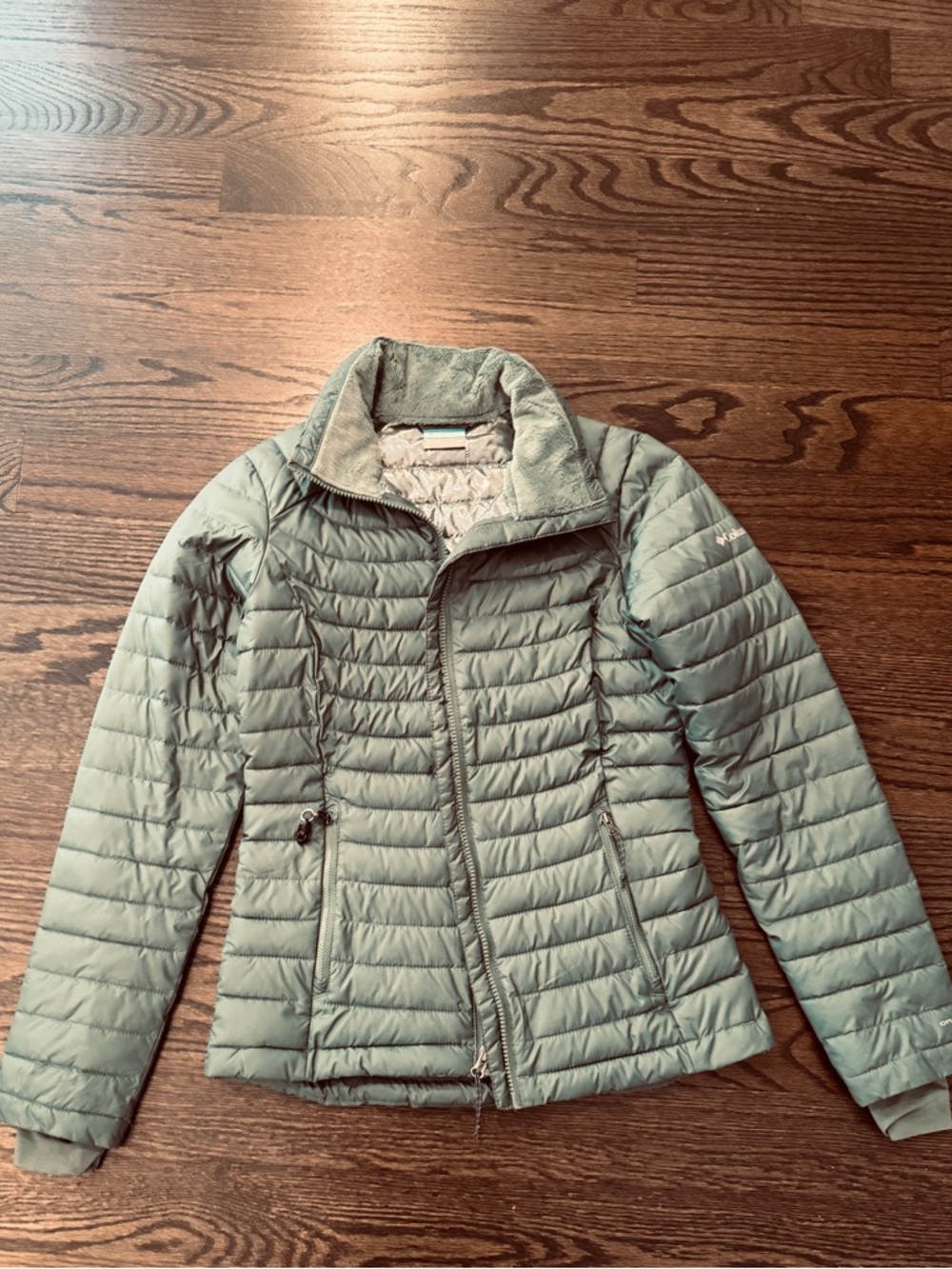 Columbia Omni-heat Lightweight Quilted Women's Jacket - Sage Green